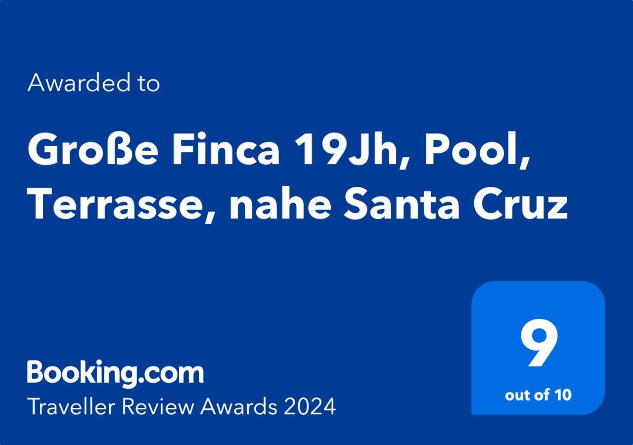 Grosse Finca 19Jh, Pool, Terrasse, Nahe Santa Cruz サンタ・クルス・デ・ラ・パルマ スペイン エクステリア 写真